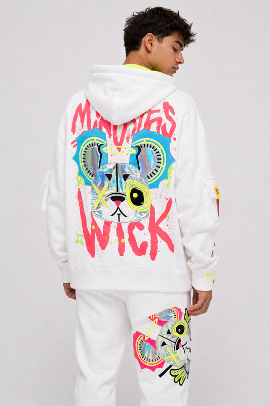 ARROW HEAD HOODIE WHITE