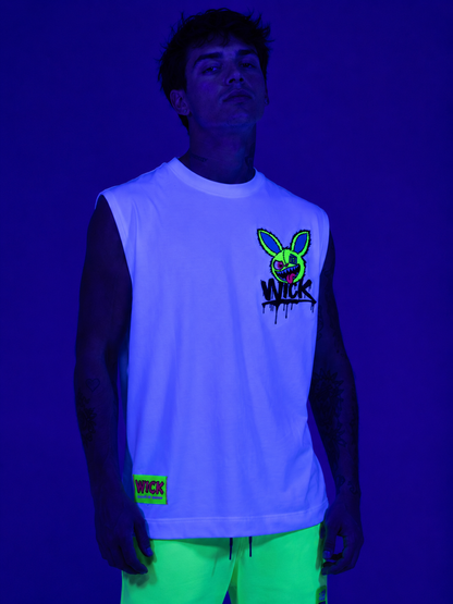 REBEL TANK TOP WHITE