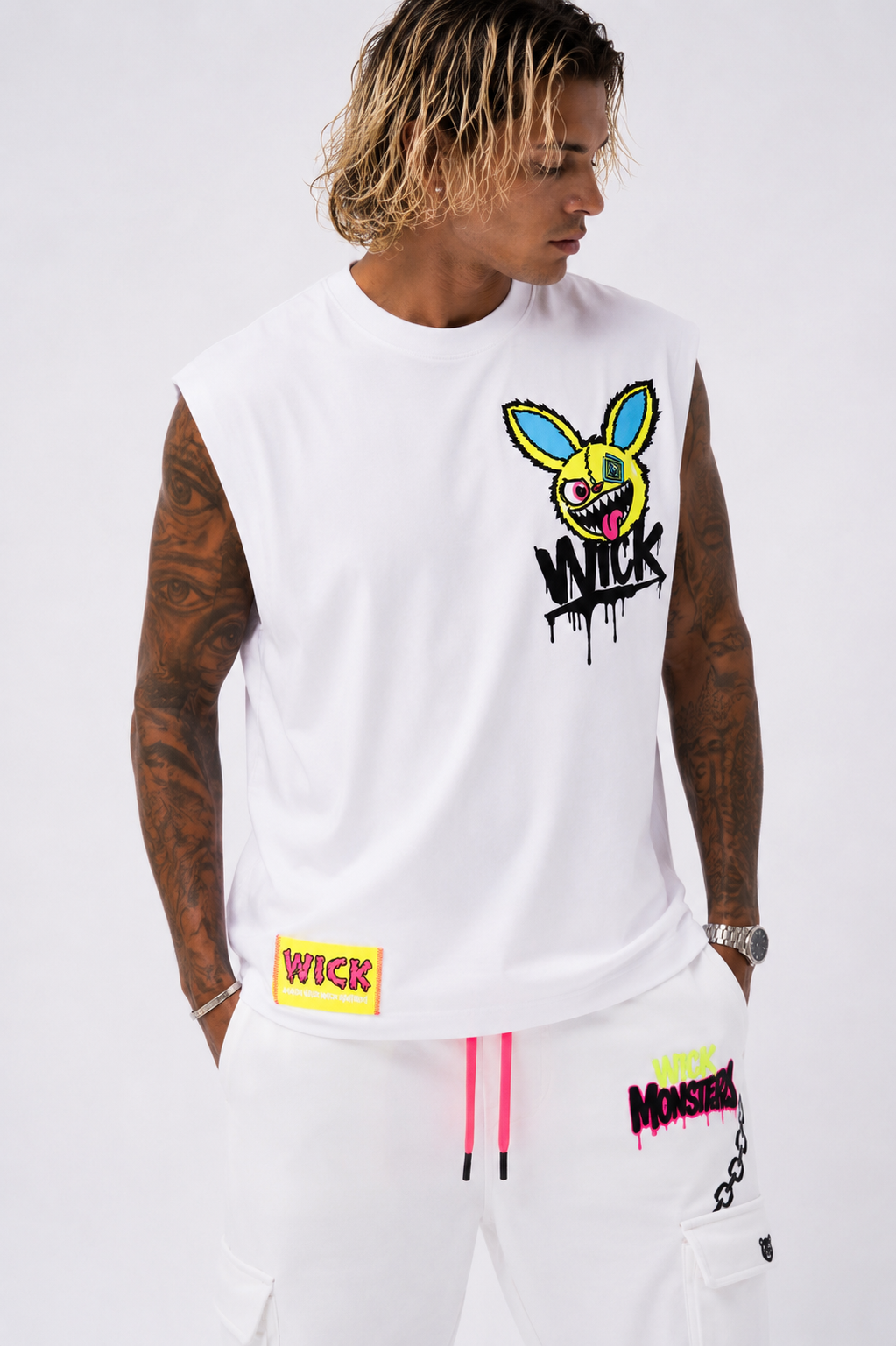 REBEL TANK TOP WHITE