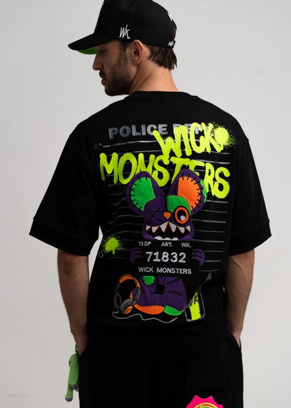 T-SHIRT OVERSIZED SWAT BLACK