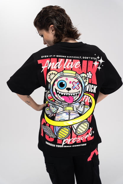 TOXIC SPACE BLACK T-SHIRT