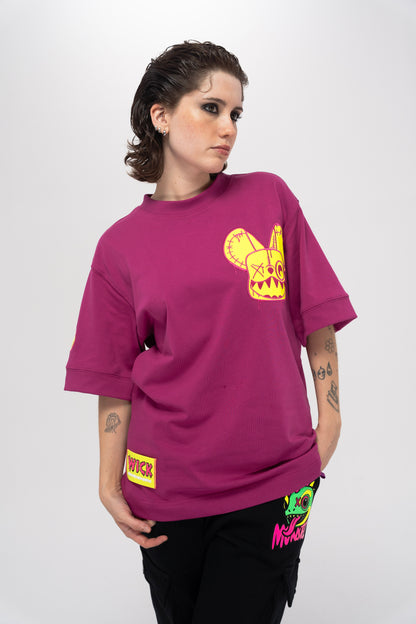 RESTART WICK PURPLE T-SHIRT