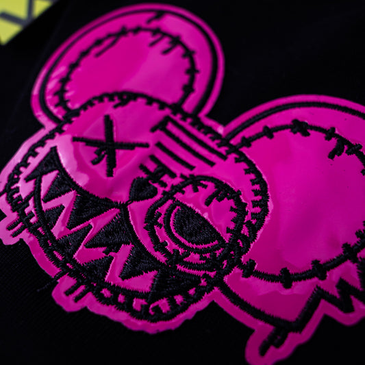 NOTHING BASIC T-SHIRT BLACK & PINK