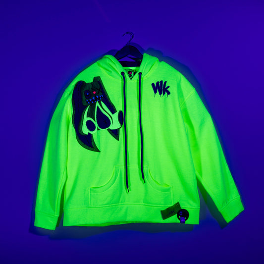 BRIGHT SIDE OVERSIZED HOODIE NEON YELLOW
