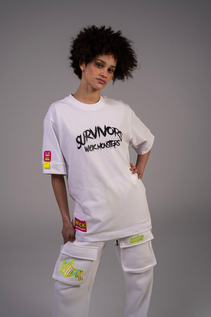 SURVIVOR T-SHIRT WHITE
