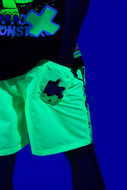LION YELLOW SWIM SHORTS