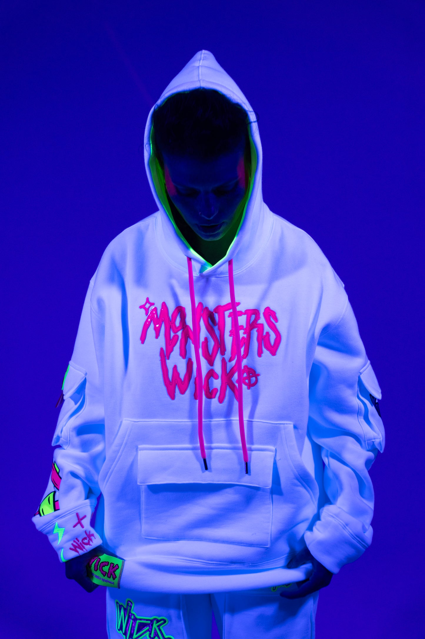 Arrow Head White Hoodie