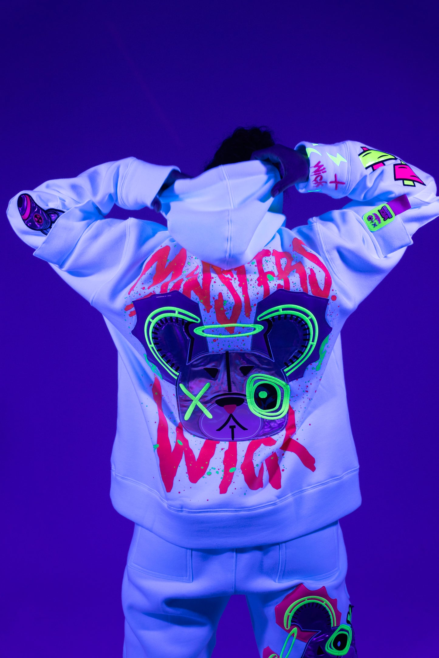 Arrow Head White Hoodie