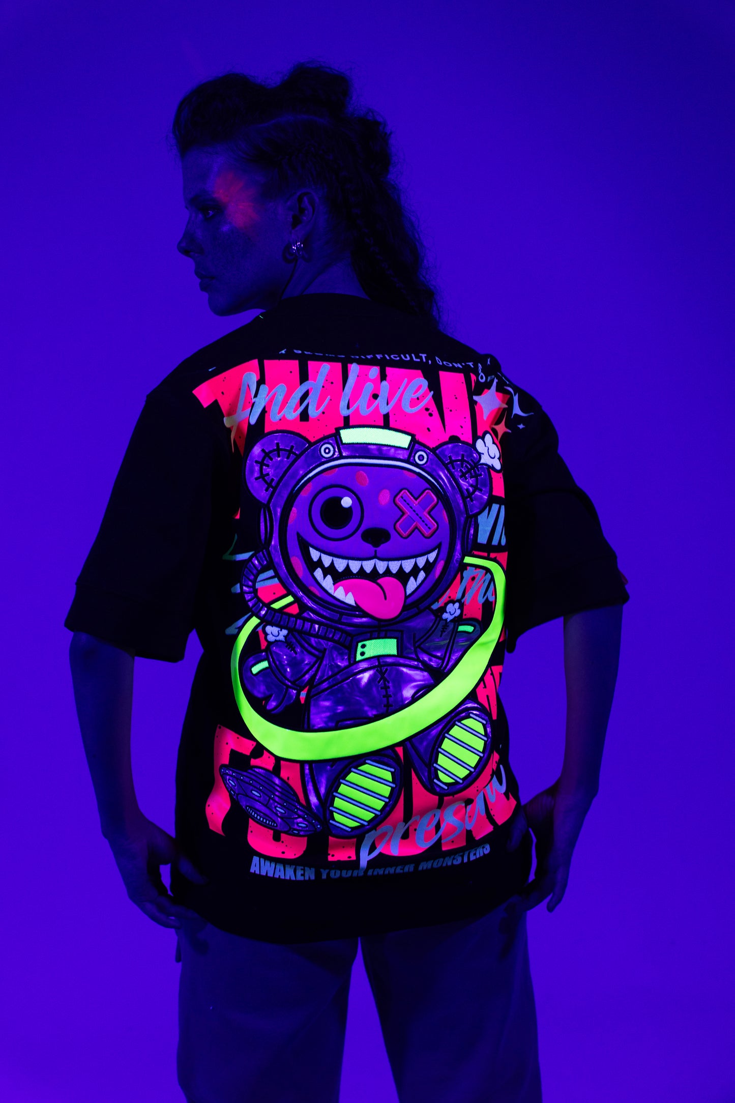 TOXIC SPACE BLACK T-SHIRT