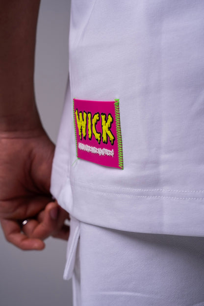 Chameleon T-shirt Spray White