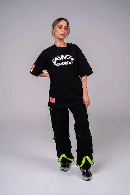 SURVIVOR T-SHIRT BLACK