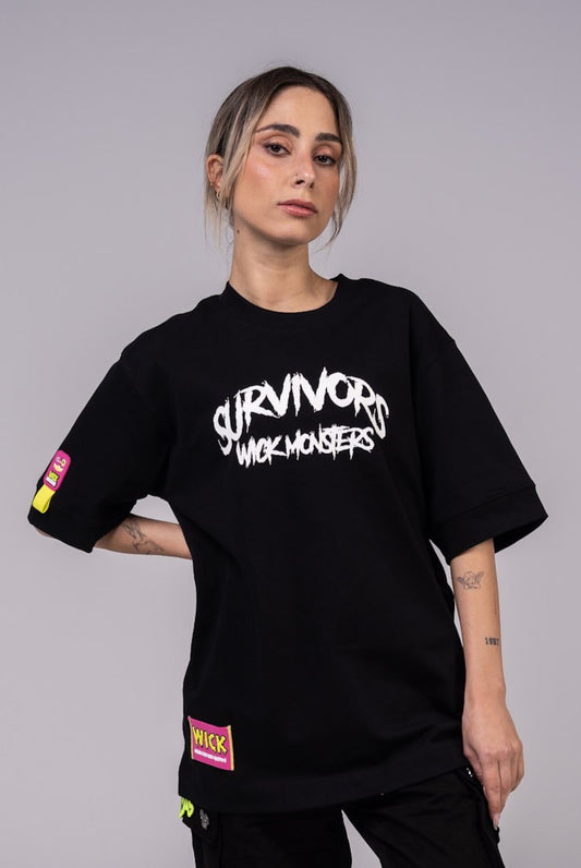 SURVIVOR T-SHIRT BLACK