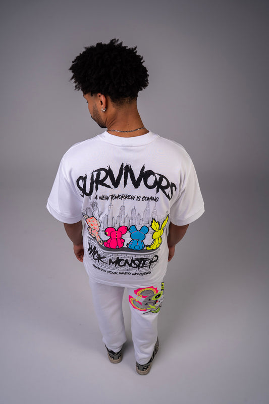 SURVIVOR T-SHIRT WHITE