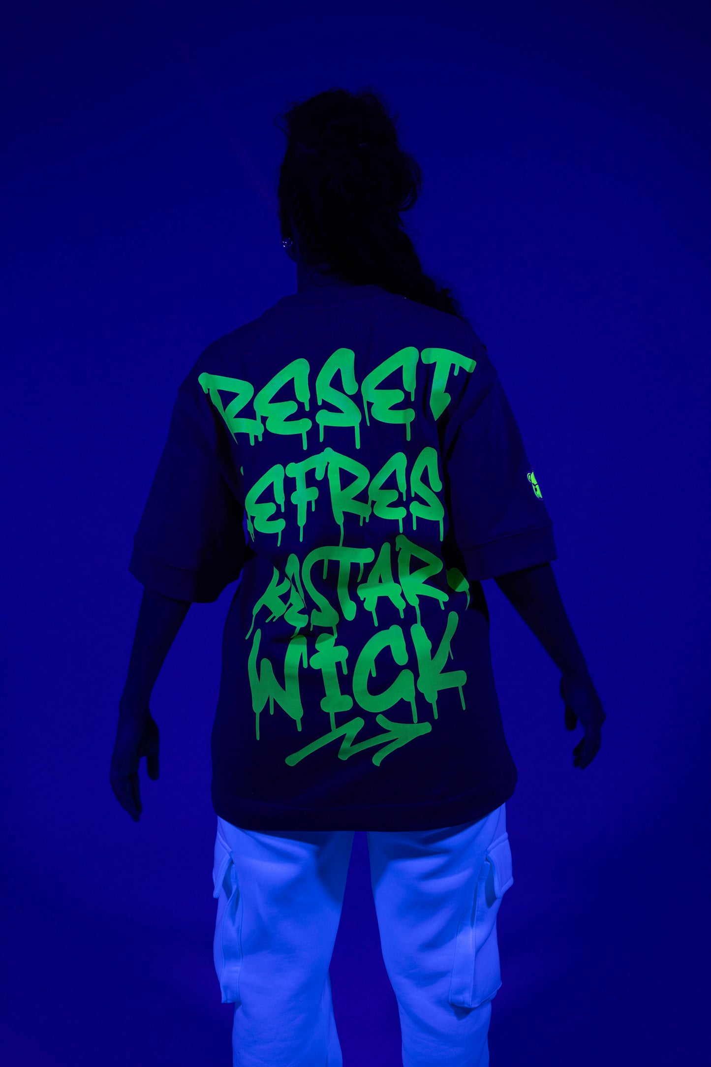 RESTART WICK PURPLE T-SHIRT
