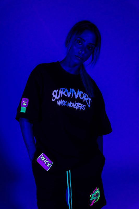SURVIVOR T-SHIRT BLACK