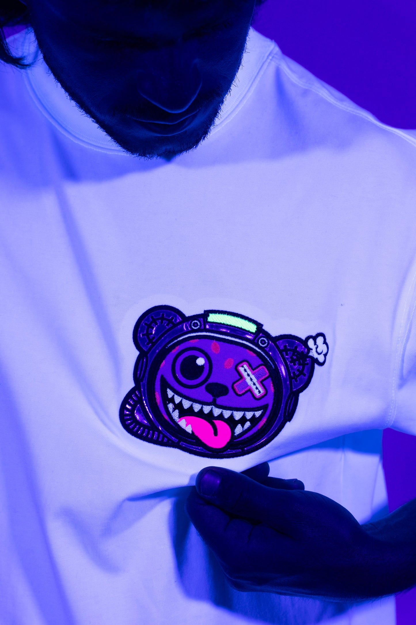 TOXIC SPACE WHITE T-SHIRT