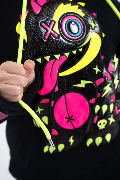 Royal Chameleon Black Hoodie