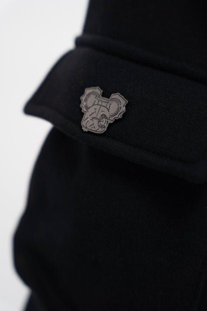 Royal Chameleon Black Hoodie