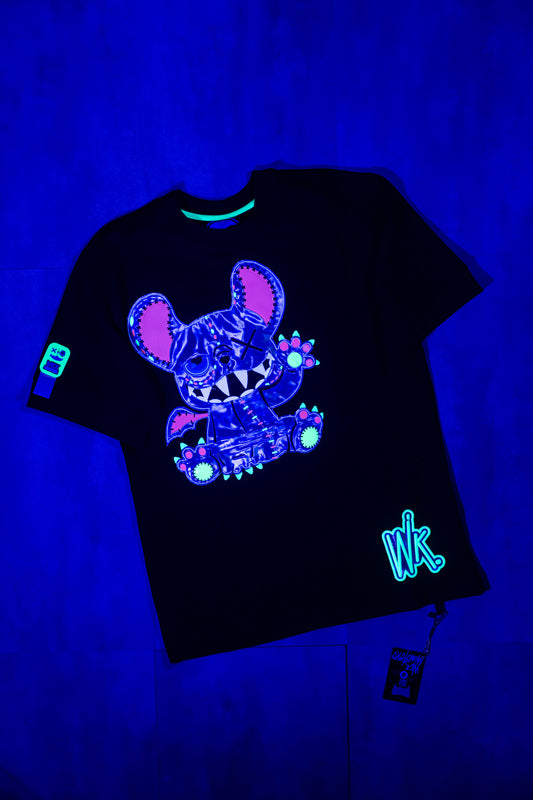 NEON ROYAL T-SHIRT BLACK