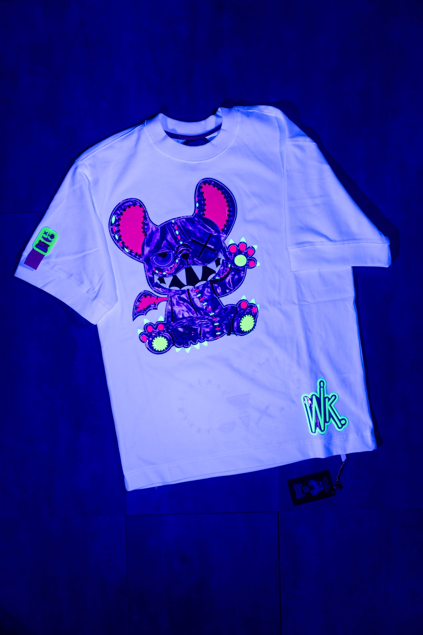 Neon Royal T-shirt White
