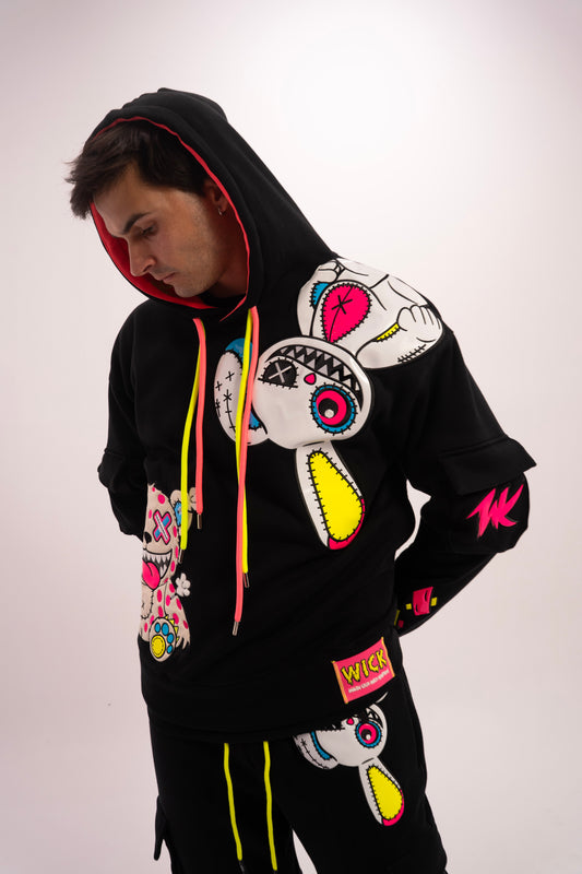 TOXIC CANDY HOODIE BLACK