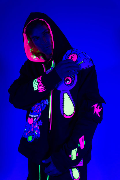 TOXIC CANDY HOODIE BLACK