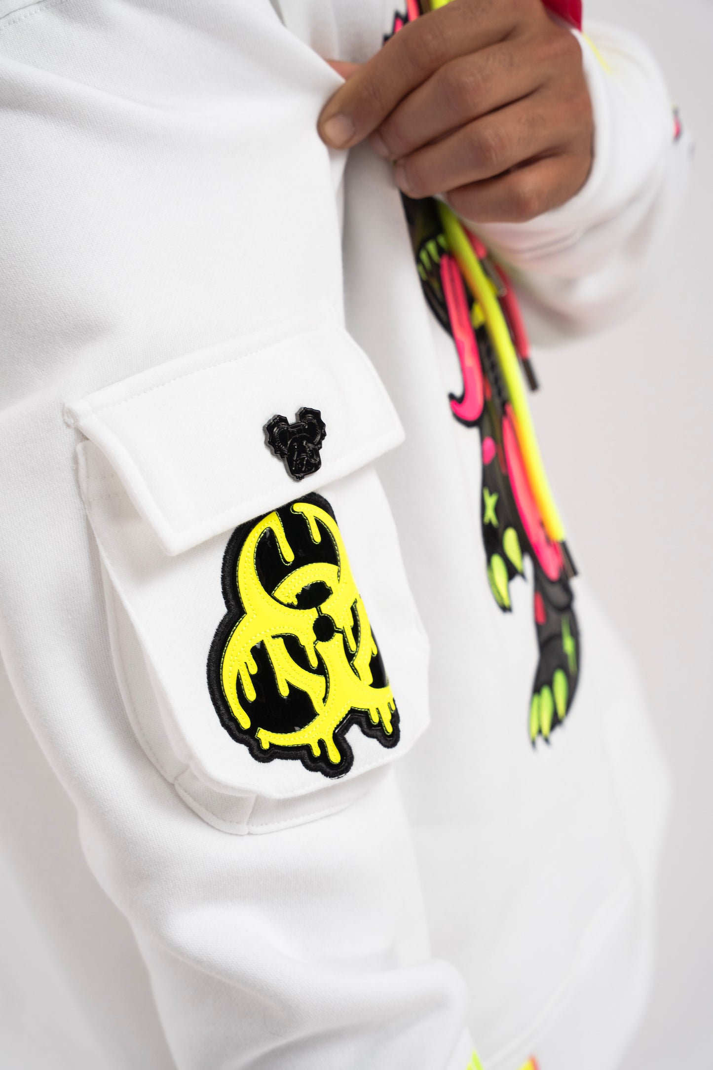 Royal Chameleon White Hoodie