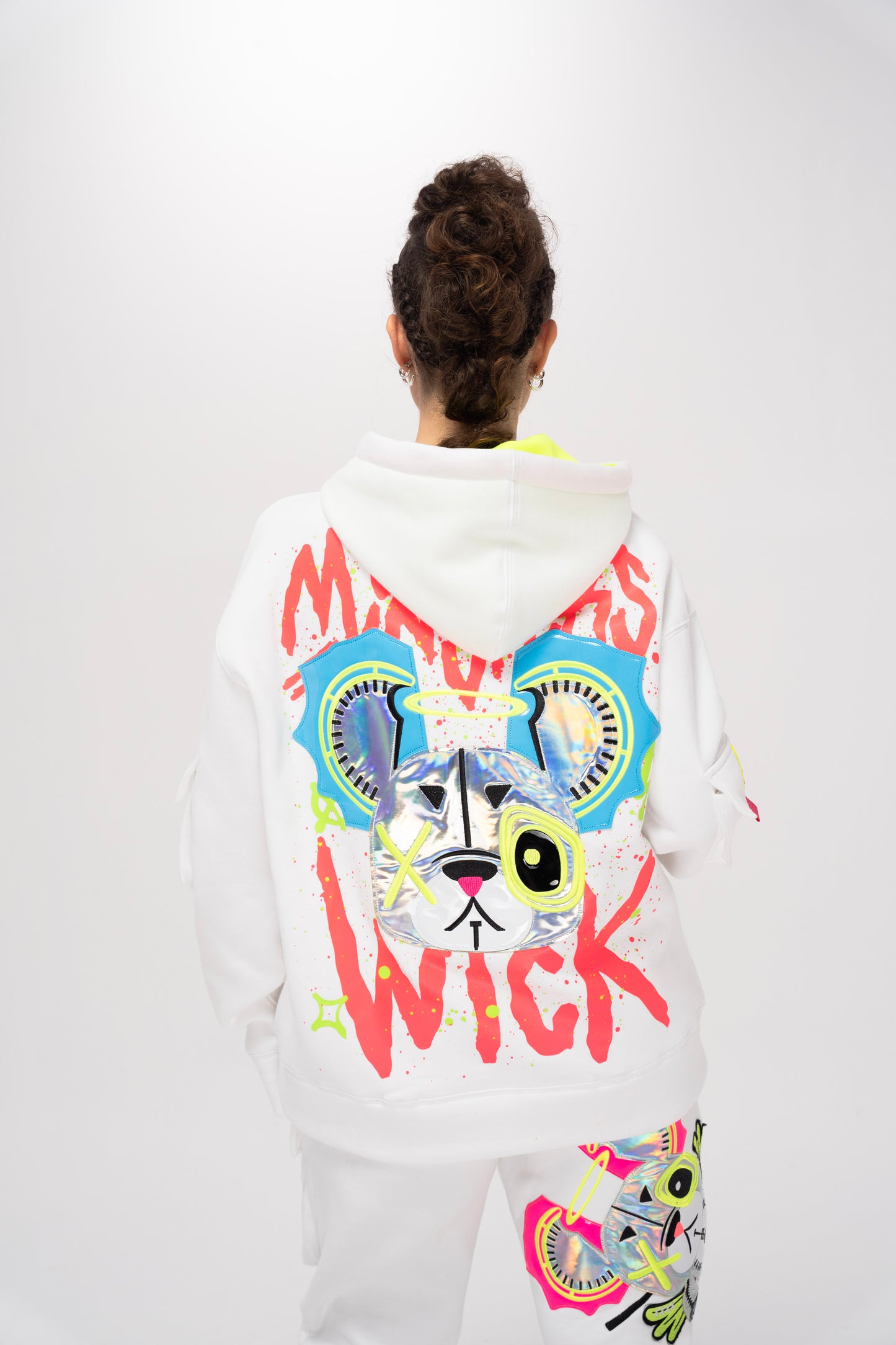 Arrow Head White Hoodie
