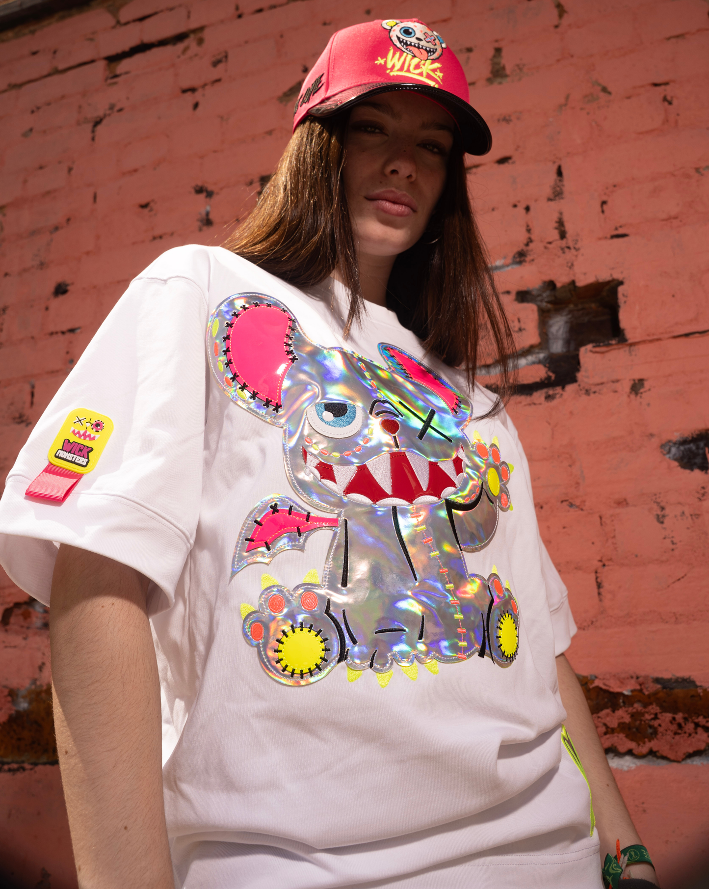 Neon Royal T-shirt White