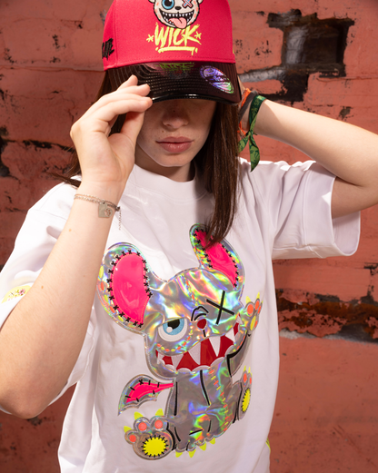 Neon Royal T-shirt White