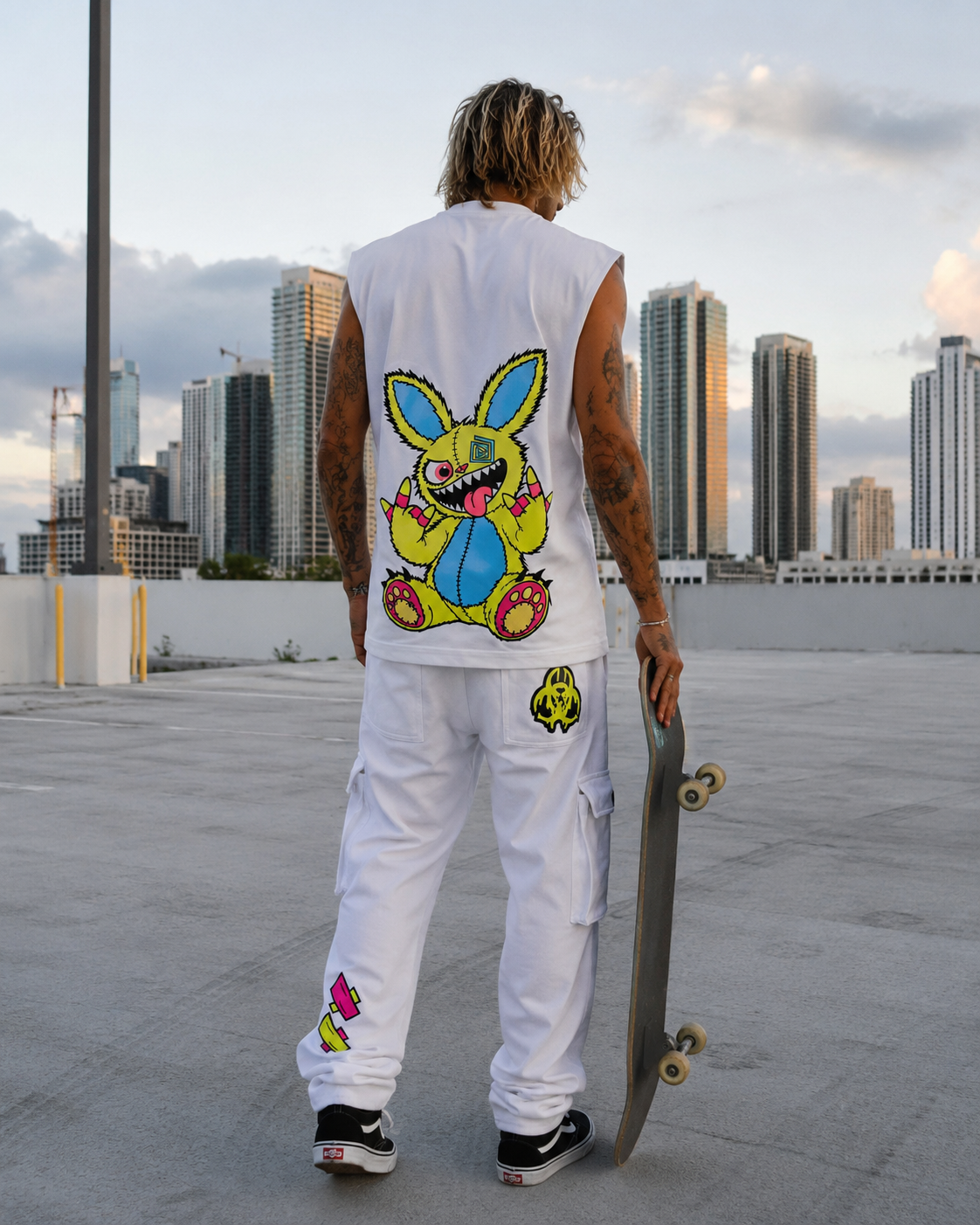 REBEL TANK TOP WHITE