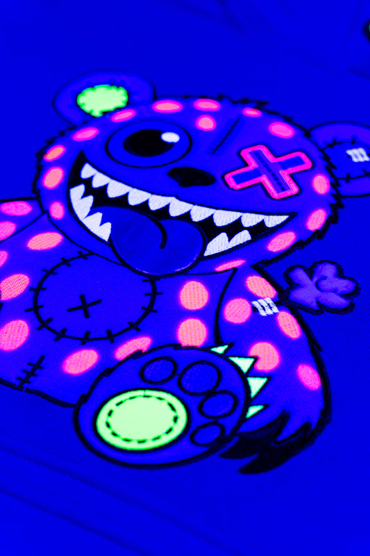 NEON TOXIC CUTIE HOODIE PURPLE