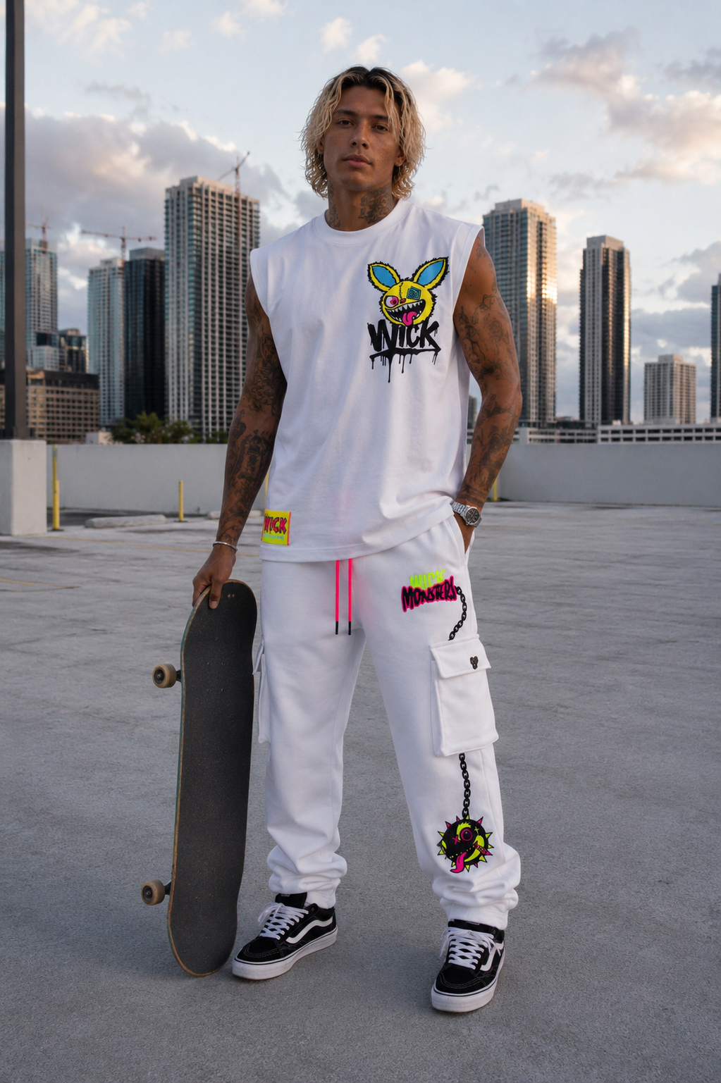 REBEL TANK TOP WHITE