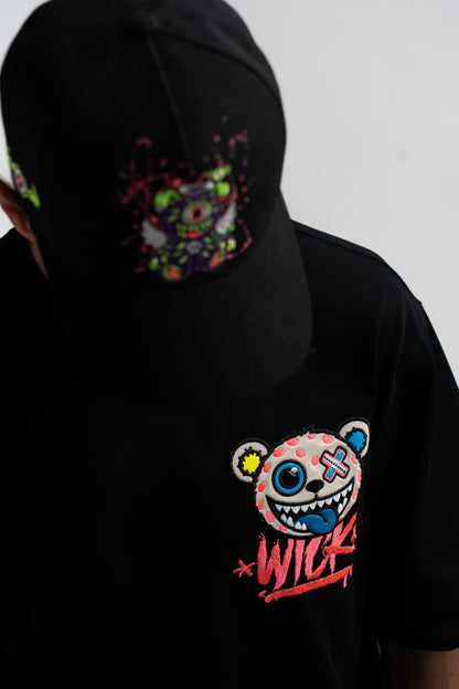 T-SHIRT OVERSIZED TOXIC BLACK