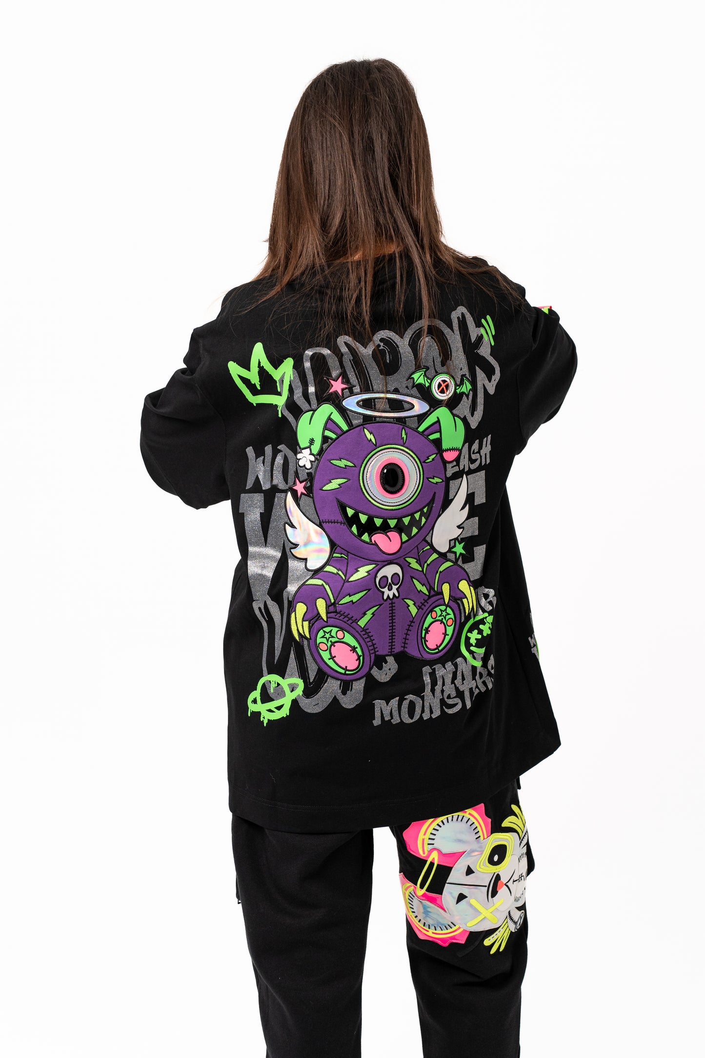 T-SHIRT OVERSIZED WARLOCK BLACK
