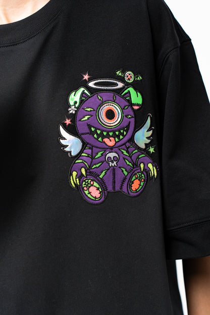 T-SHIRT OVERSIZED WARLOCK BLACK