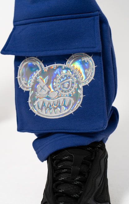 BLUE ICE CARGO SWEATPANTS