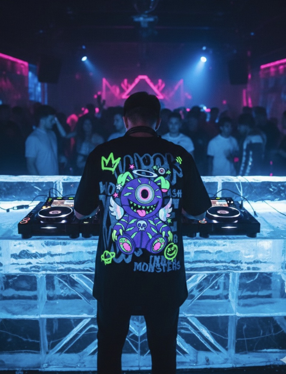 T-SHIRT OVERSIZED WARLOCK BLACK