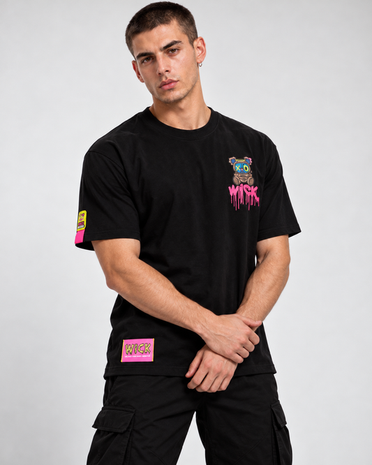 SPACE OVERSIZED T-SHIRT BLACK