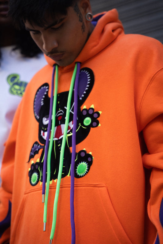 INNER FIRE OVERSIZED HOODIE ORANGE