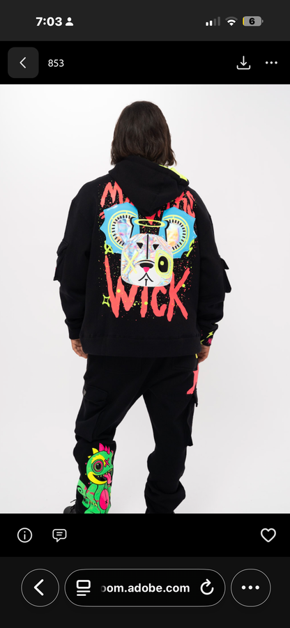Arrow Head Black Hoodie