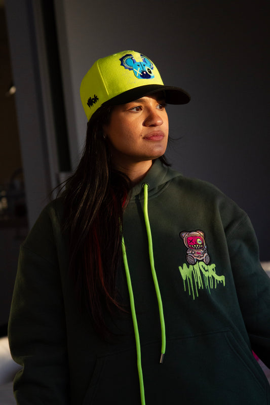 GREEN SPACE HOODIE MOSS GREEN