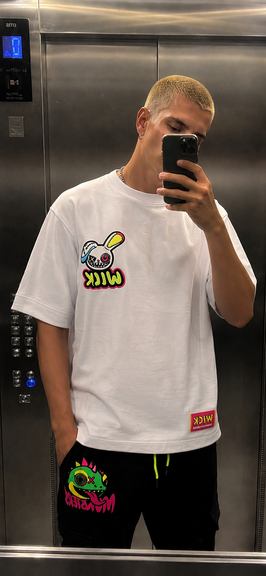 Crazy Bunny White T-Shirt
