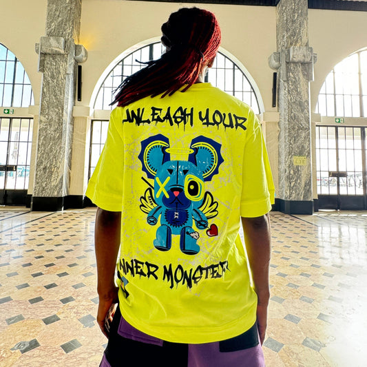 YELLOW NEON OVERSIZED T-SHIRT!