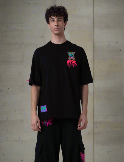 SPACE BLACK OVERSIZED T-SHIRT!