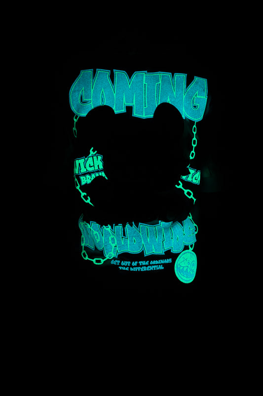 NIGHT RIDERS CHAIN OVERSIZED T-SHIRT BLACK