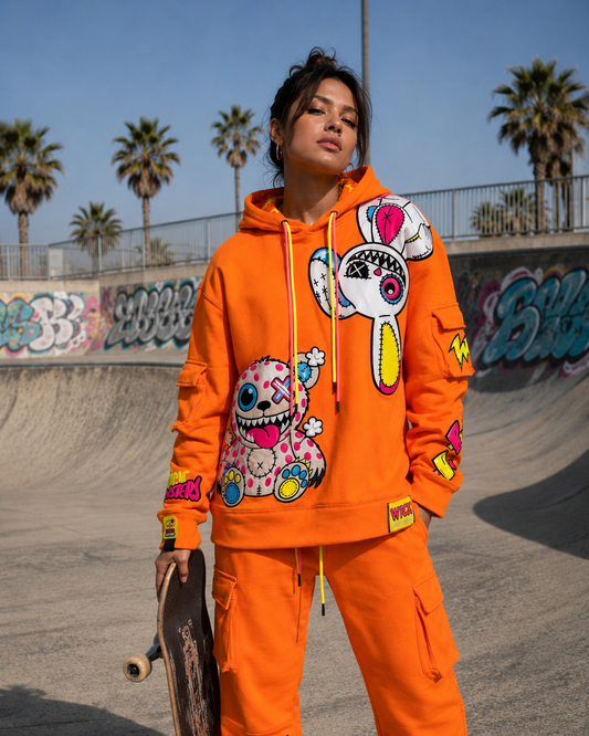 Toxic Candy Hoodie Orange