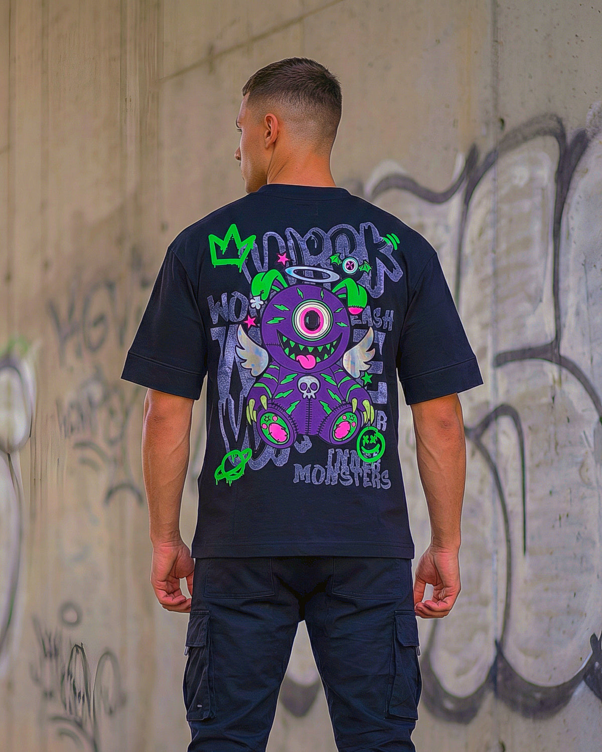 Warlock T-Shirt Black – espalda