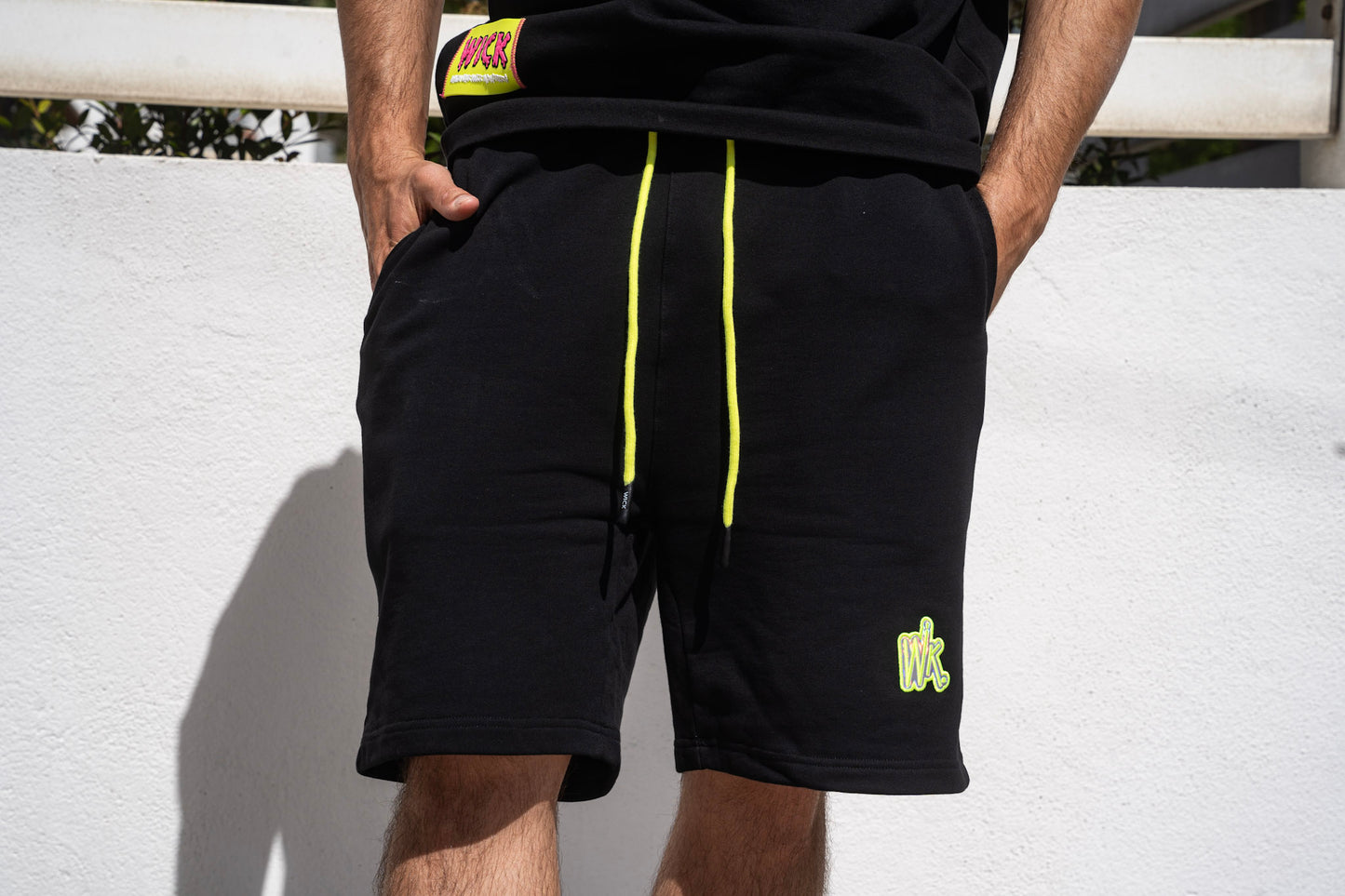 Neon Royal Shorts Black