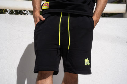 Neon Royal Shorts Black